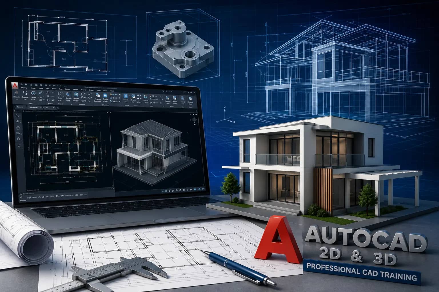 AUTOCAD 2D & 3D Professional CAD Training